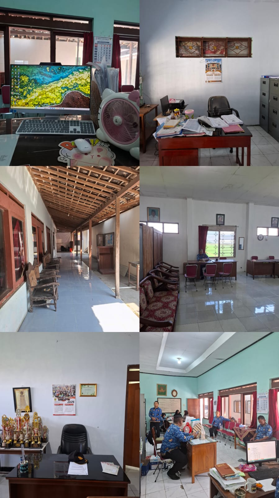 Ruang pelayanan Informasi Kantor Desa Palur